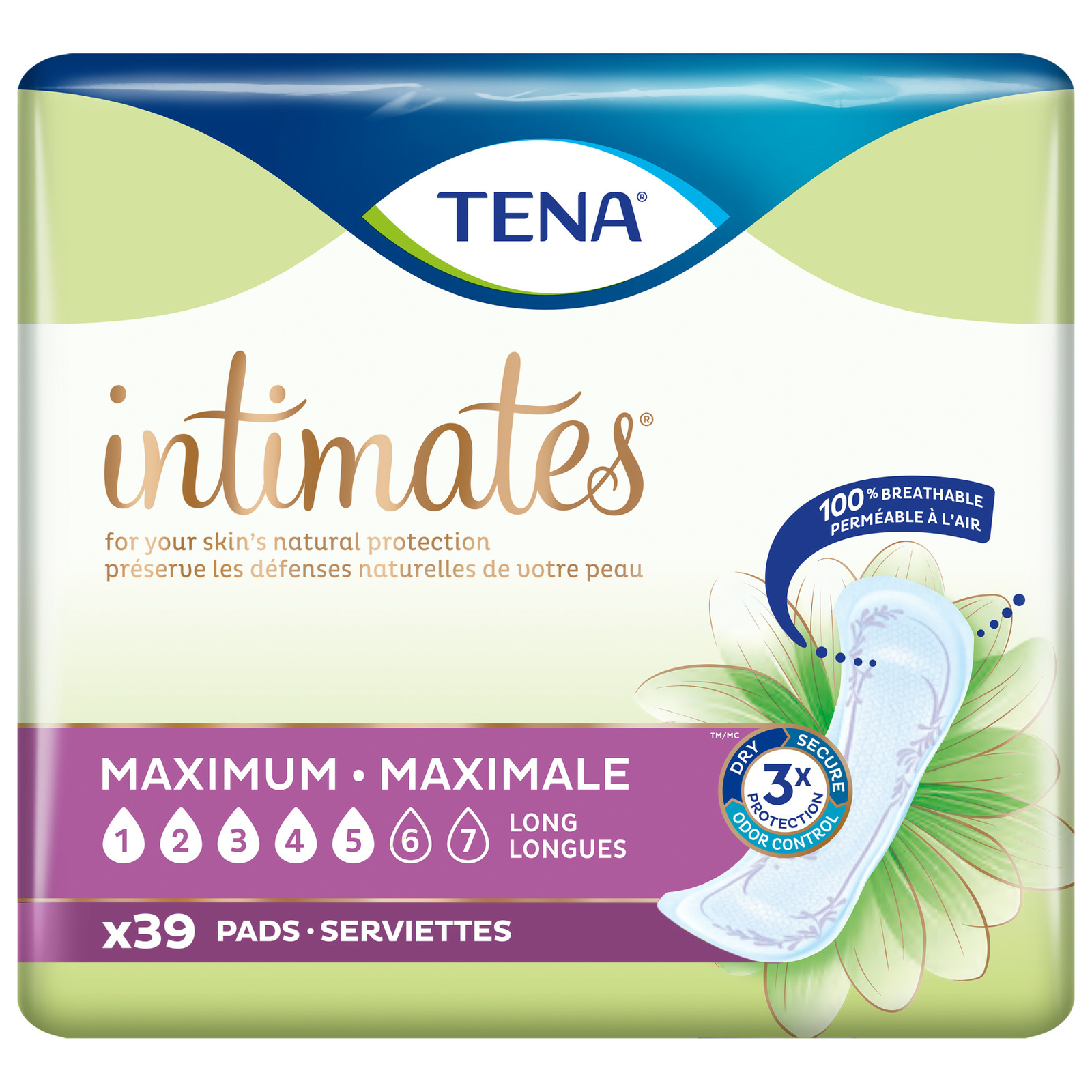 TENA Serenity Incontinence Liner Heavy Absorbency Unisex – 117/Case