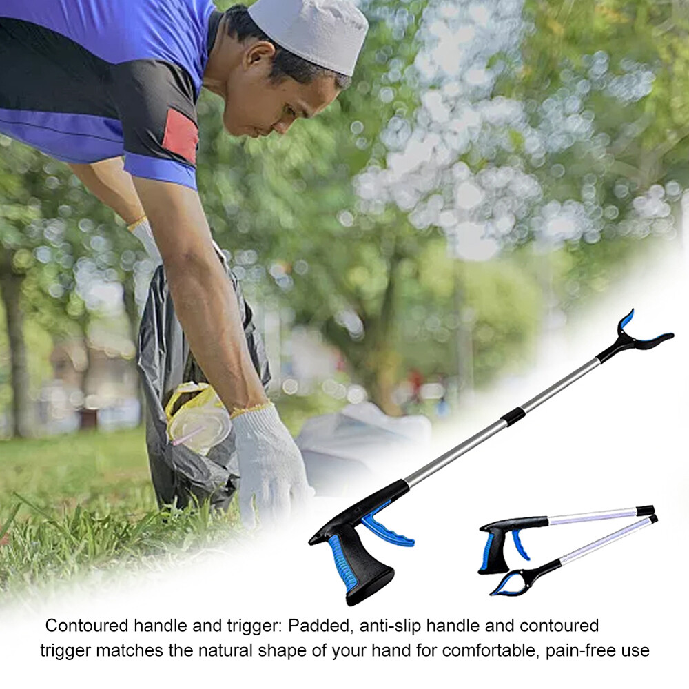 Industrial Grabber Tool Heavy Duty Pick Up Stick Hand Reach Leaf Trash Picker US