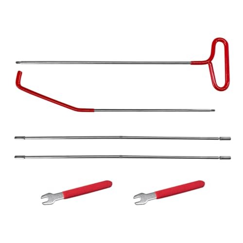 Car Long Reach Tool, 67″ Multi-Function Automotive Emergency Tool, Red