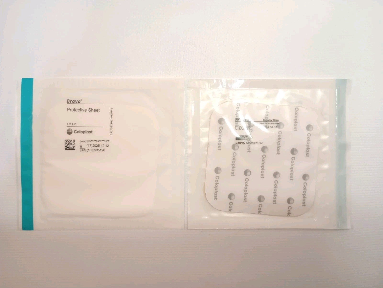 Coloplast • Brava 032105 | Barrier Protective Sheets 4″ X 4″ | Box of 10 |