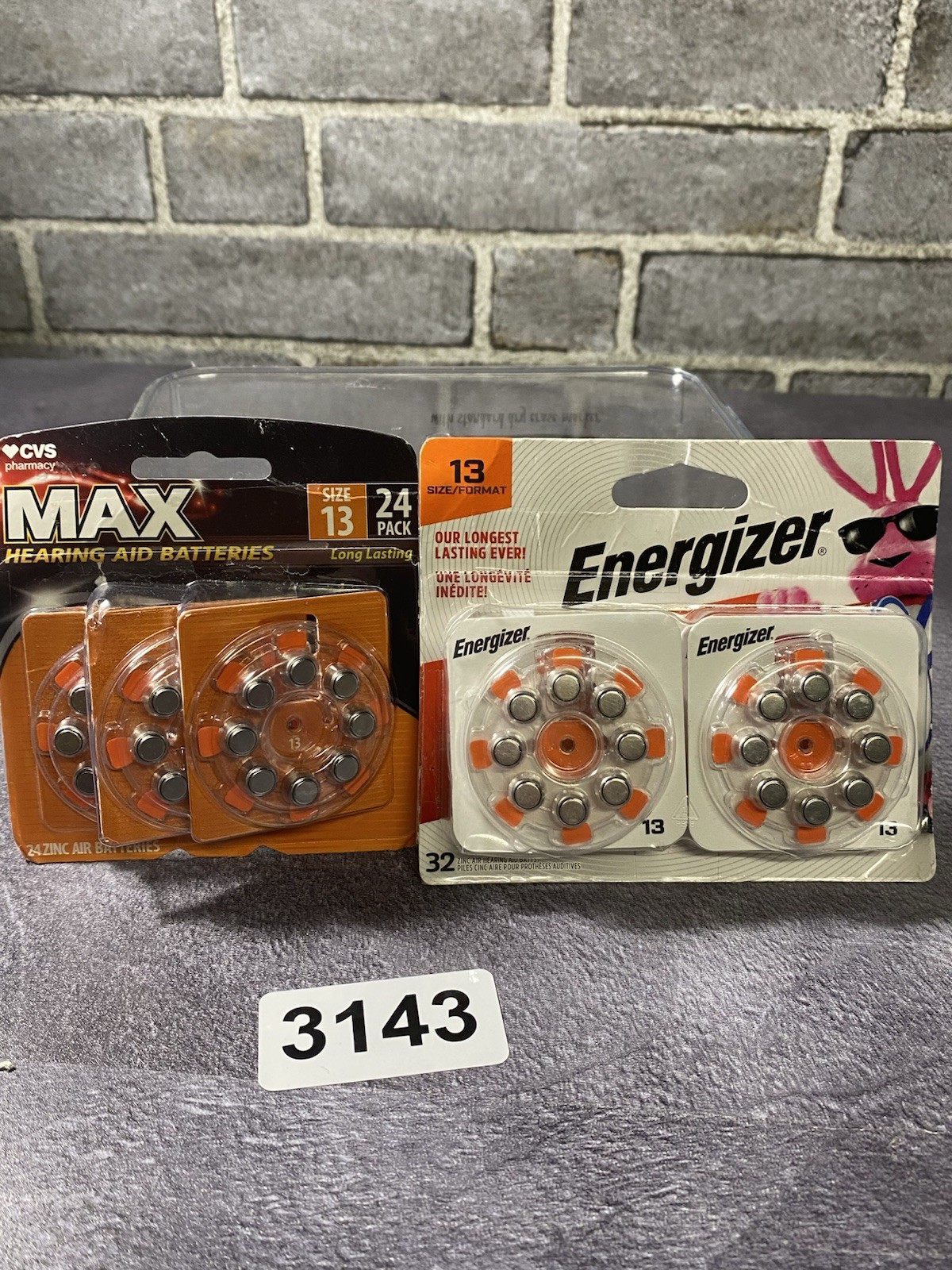 Hearing Aid batteries Size 13 Exp 09-2026 Plus Max 24 Pack Total 56 Batteries