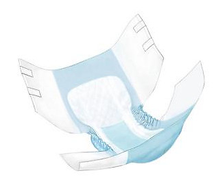 Cardinal Health™ Quilted Adult Briefs, WINGS™ Extra, Moderate Absorbency, Blue,