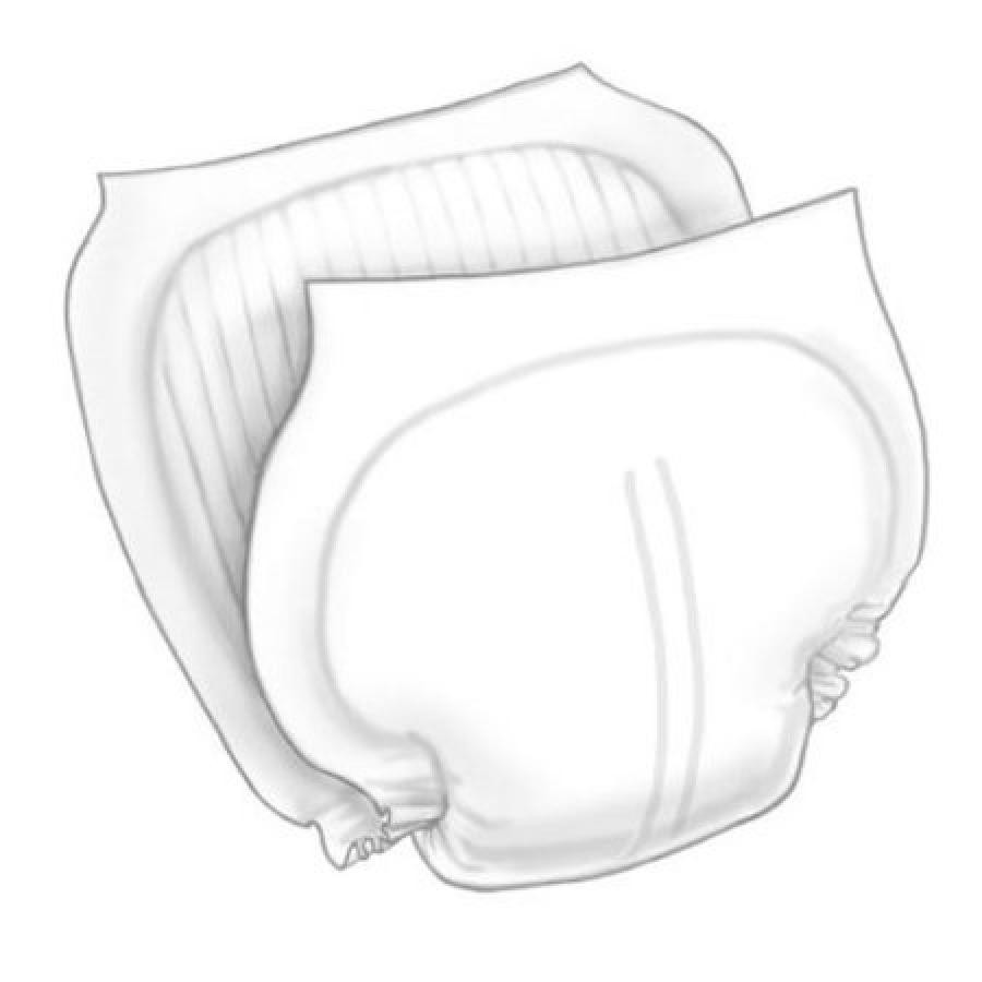 Wings Incontinence Liner Unisex White Backsheet 14×27 In Heavy Absorbency 48 Ct