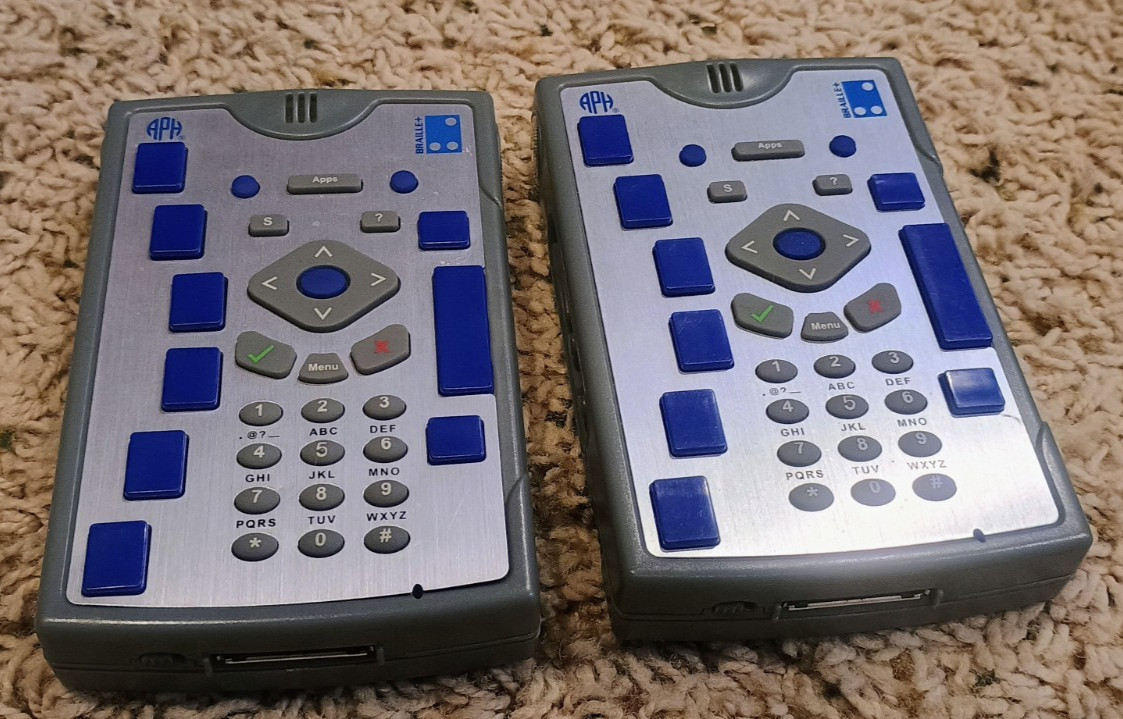 APH Braille+ Mobile Manager, Vision Impaired PDA – Lot of 2, good condition