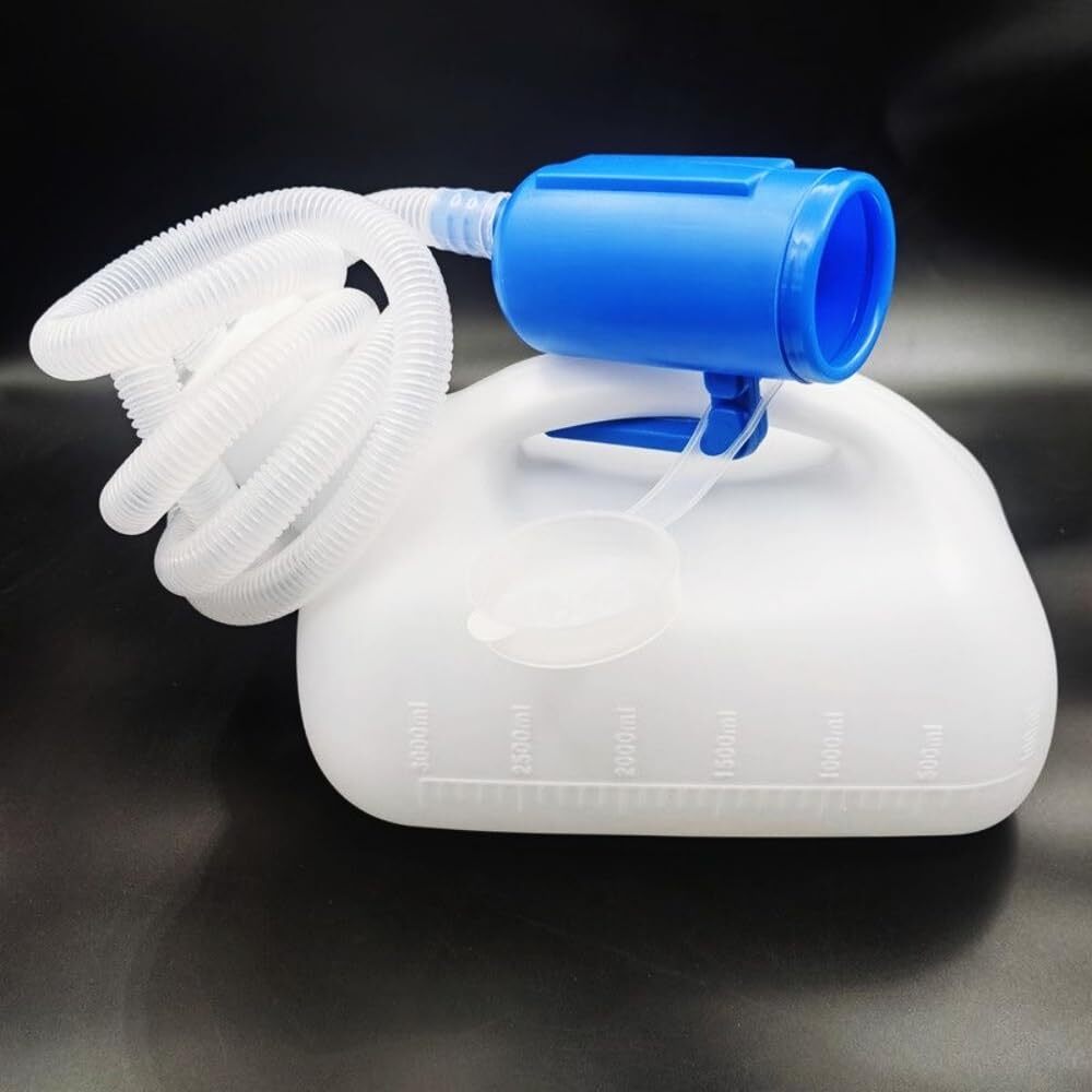 3000ML Large Male Urinal Portable Mens Potty Pee Bottle Collector Travel Toil…