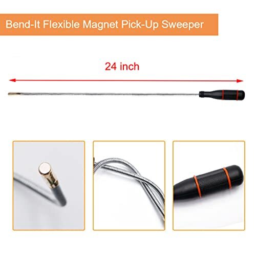 4 Pack Telescoping Magnet Pick-up Tool Set – Retrieving Pickup