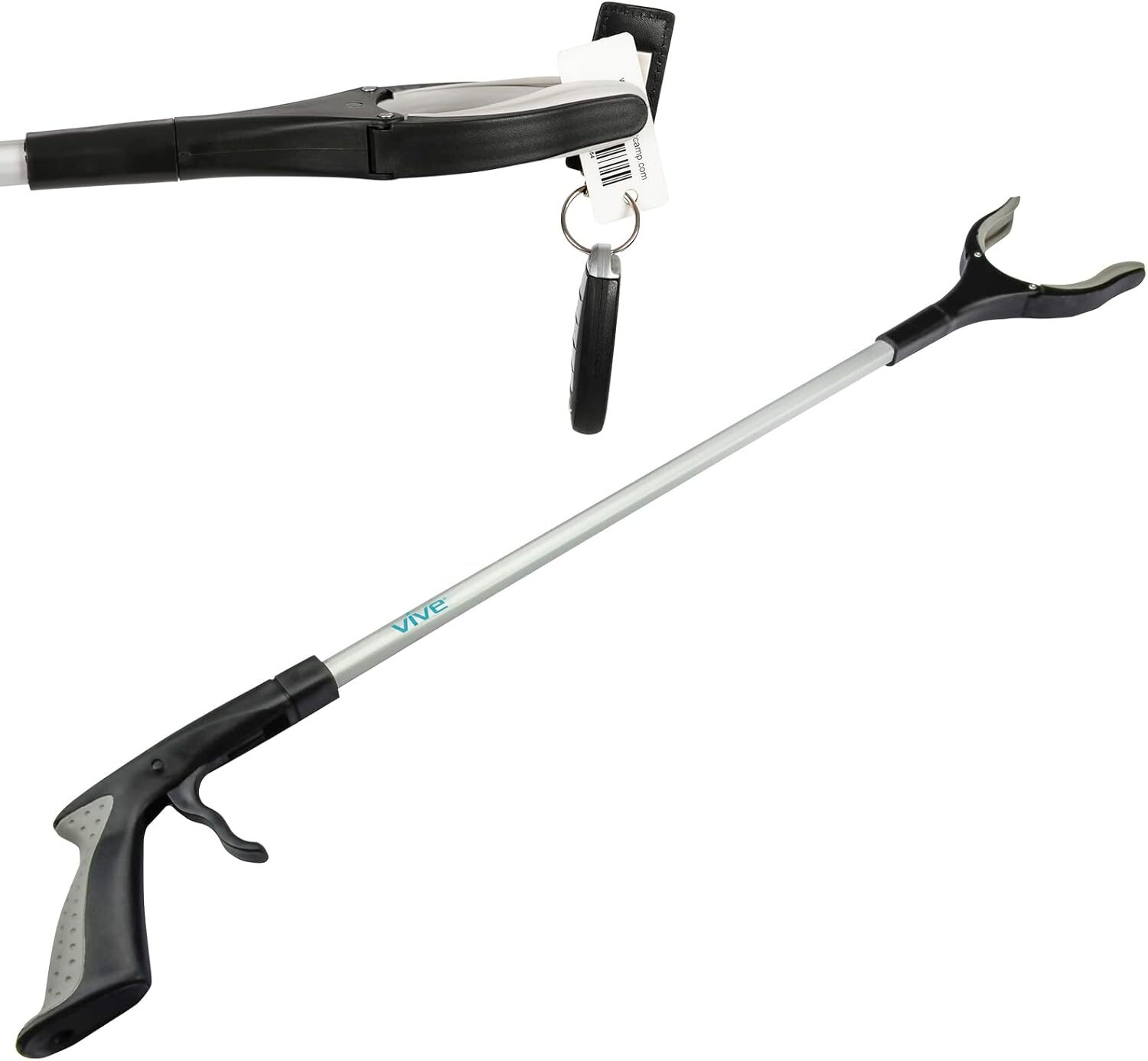 Vive 6 Foot Rotating Reacher Grabber Tool For Extended Reach And Mobility Aid