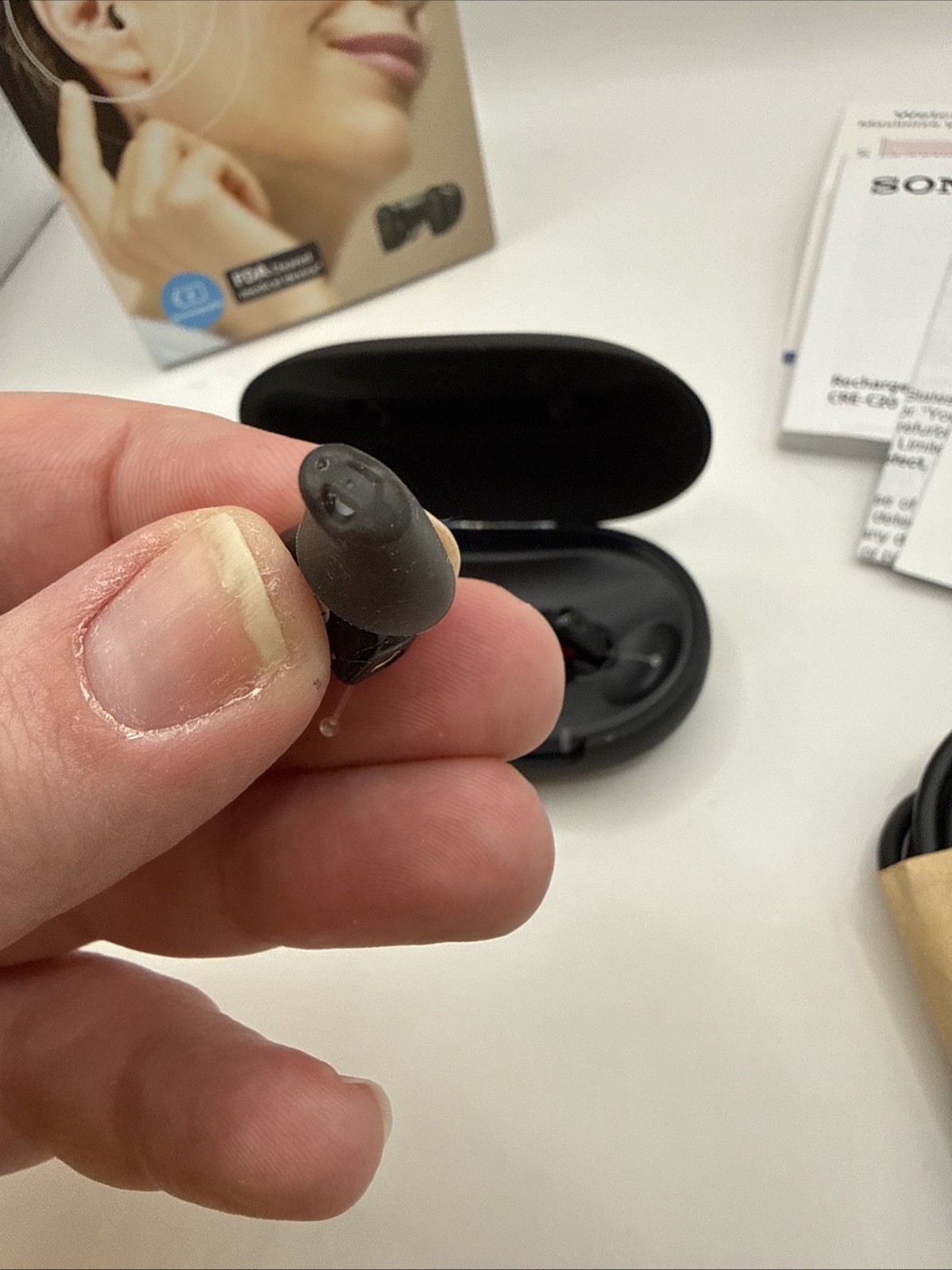 Sony CRE-C20 Self-Fitting OTC Hearing Aids for Mild to Moderate Hearing Loss