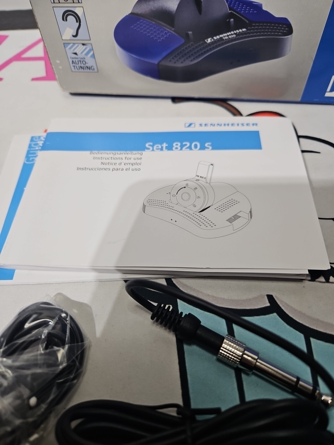 Sennheiser Freeport Set 820 S Wireless RF Listening System Use With Hearing Aids