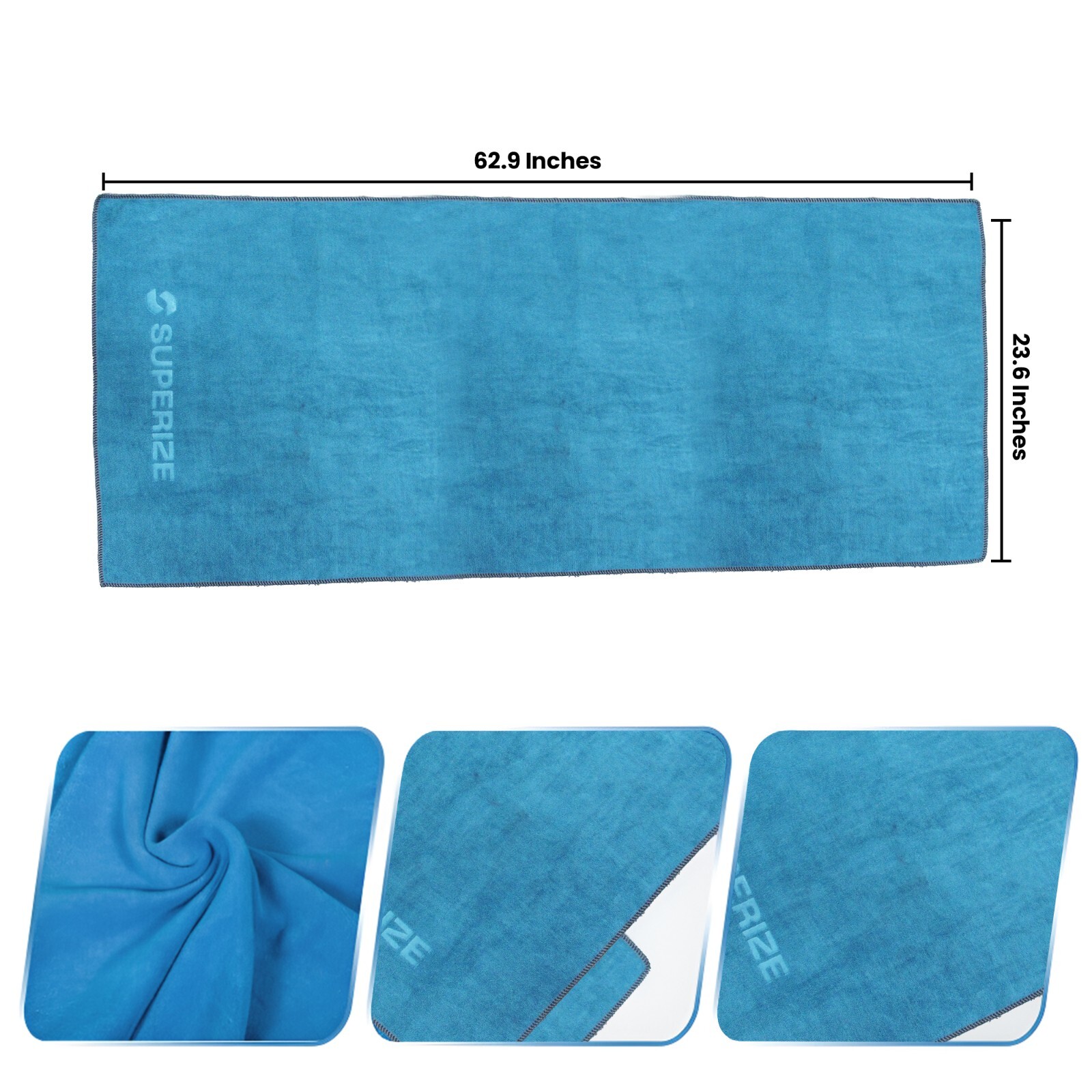 Superize Premium Super Absorbency Microfiber Fast Drying Towel