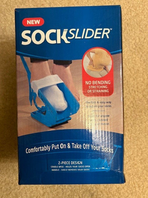 Sock Slider Easy on, Easy off. Sock Aid Kit. Sock Helper Pain Free, No Bending