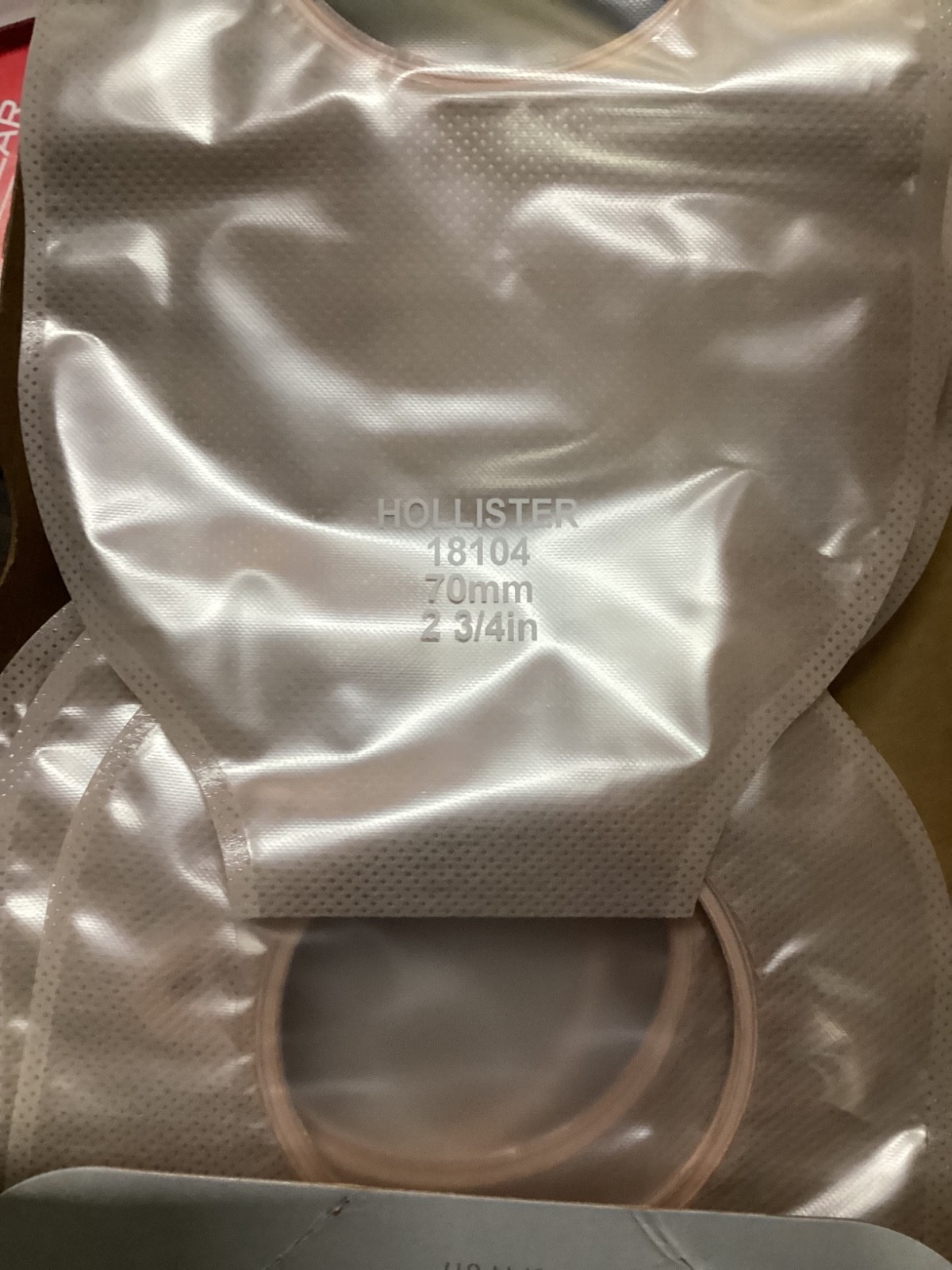 Hollister 18104 New Image, Drainable Pouch 2-3/4″, Box of 10