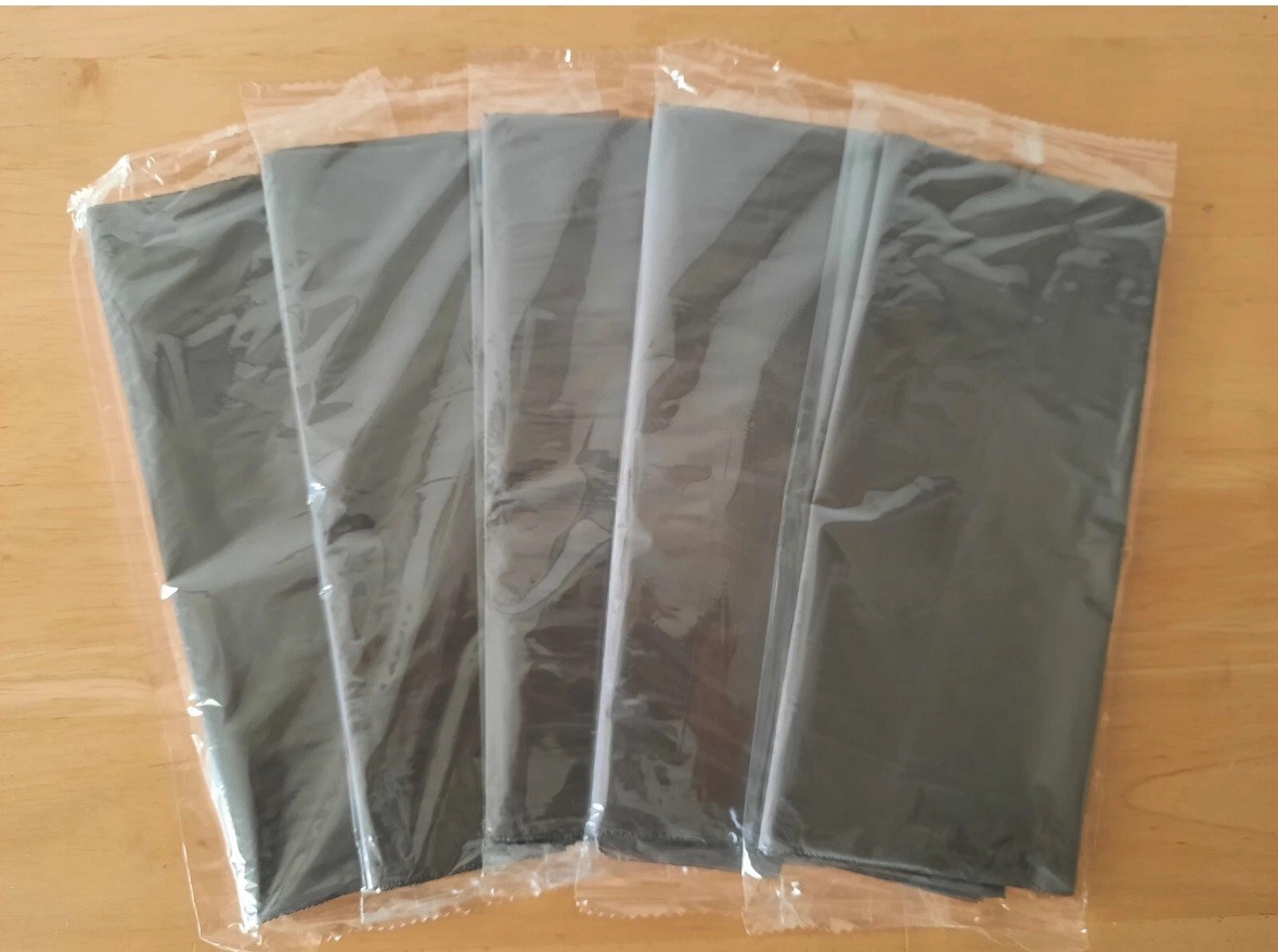 Hollister Ostomy Carbon Disposable No Leak Bags 5 Packs of 10 Bags-50 Total