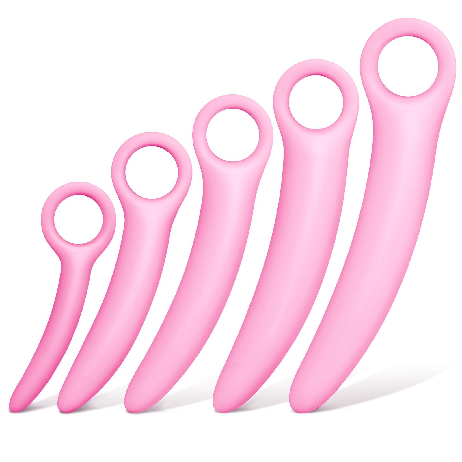 5 Size Silicone Pelvic Floor Muscle Dilator Exerciser Trainer Set Silicone Di…