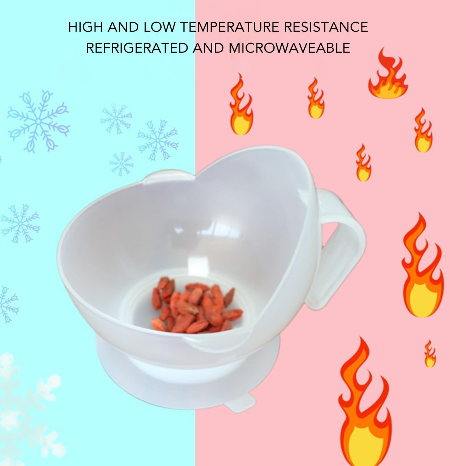 Spill Proof Scoop Bowl Self Feeding Adaptive Eating Plate Suction Base 1 PCS