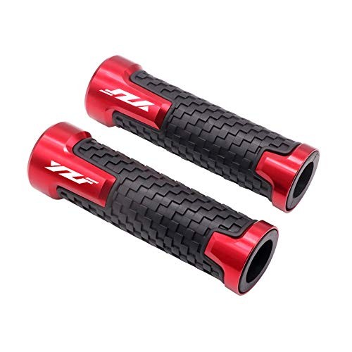 Yamaha Motorcycle Hand Grips: Universal Fit for YZF R1, R3, R6, R6S, R25, Red