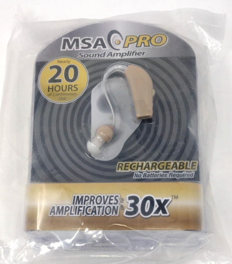 MSA Pro Sound Hearing Amplifier – Beige (1109351) – NEW