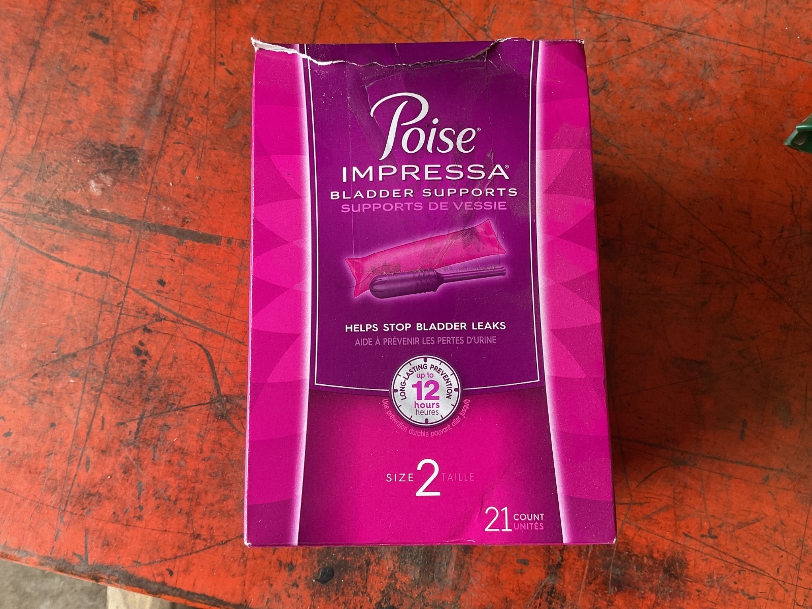 New damage box Poise Impressa Bladder Supports Size 3 (21)count UPC 036000496192