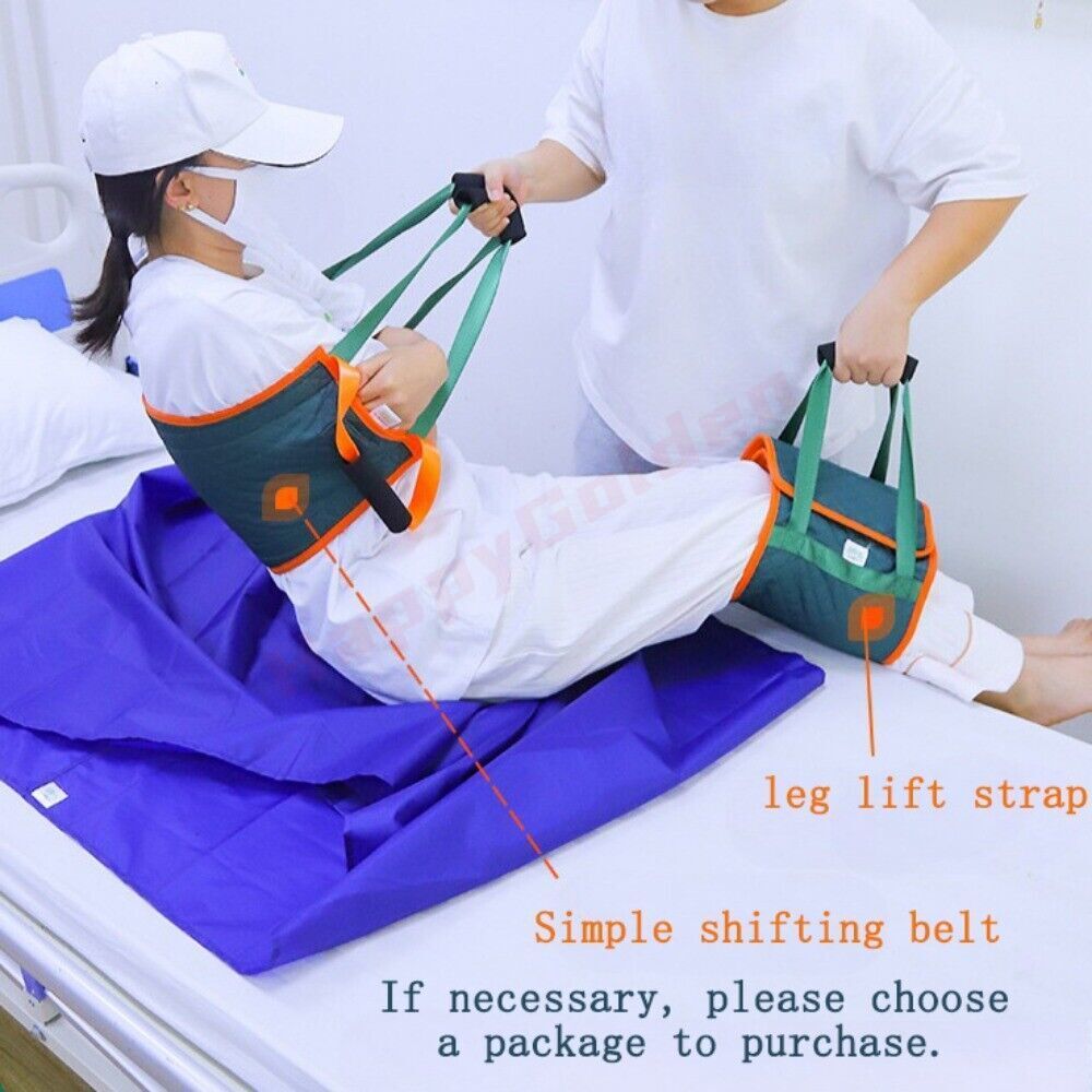 Upgrade Patient Transfer Sheet Reusable Slide Sheet Care Pad Bedridden Elderly