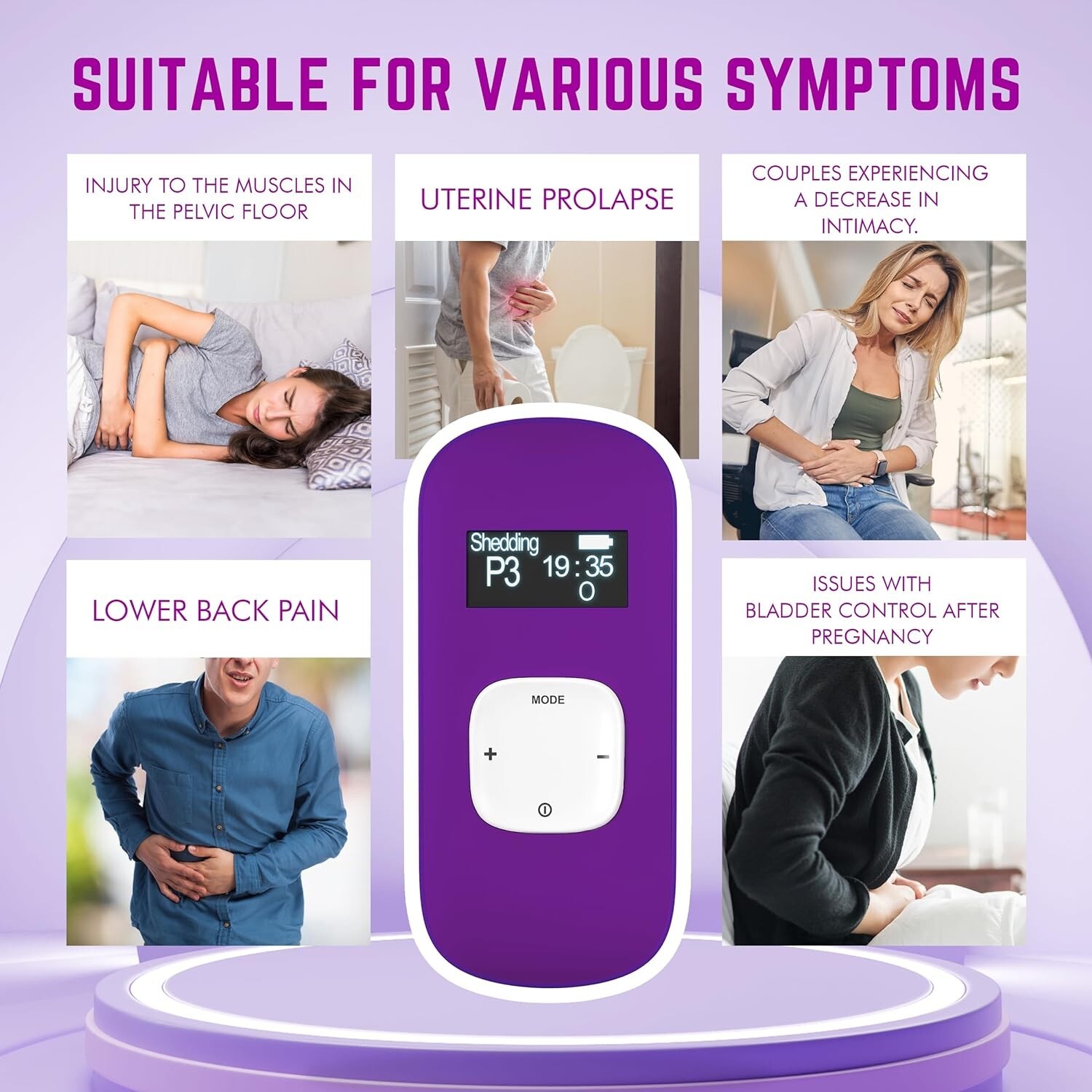 Lil Lady – iTouch Sure Pelvic Floor Stimulator & Toner, Electric Kegel Exerciser