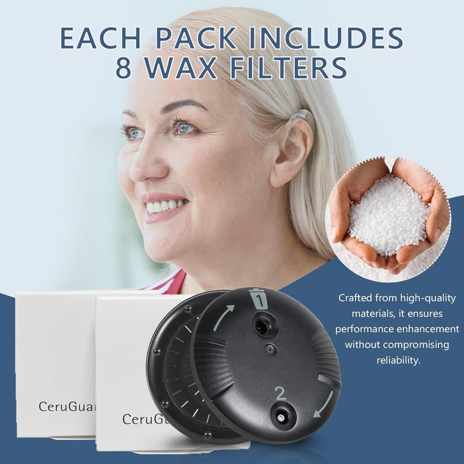5 pack/40 pcs Cerushield Disk v2.0 098-0445 for phonak, Phonak Hearing Aid Ac…