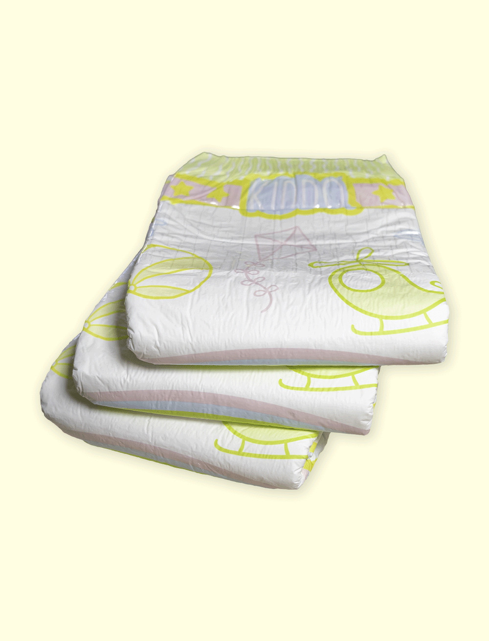 Kiddo Playtime Adult Diaper ABDL High absorbency Brand new Medium/Large/XL