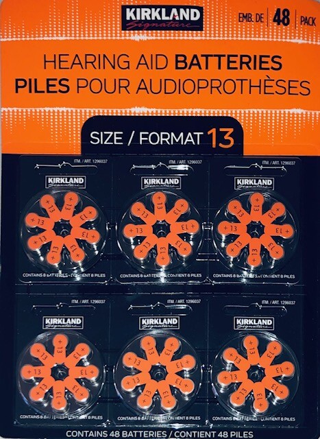 Lot of 80 Kirkland Signature Hearing Aid Batteries Size 13 Best Before 3/23 NEW
