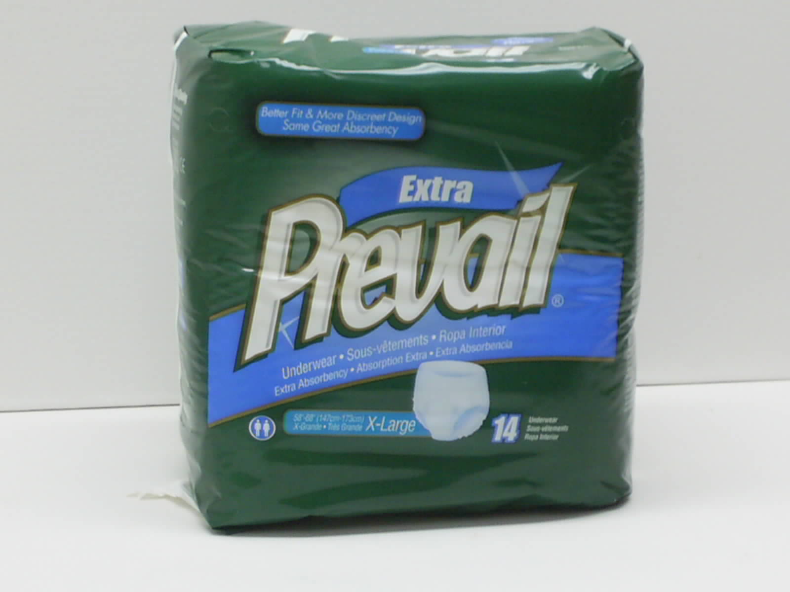 Prevail PV-514 Extra Absorb Adult Underwear X-Large Package of 14 or Case of 56