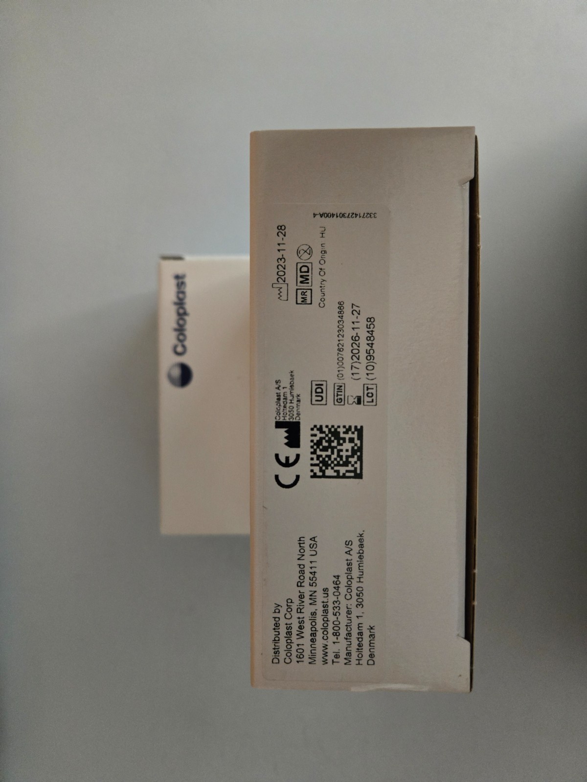 (2) Coloplast Assura Ostomy Baseplate Flange Convex Light #14273 1 in/25mm NIB