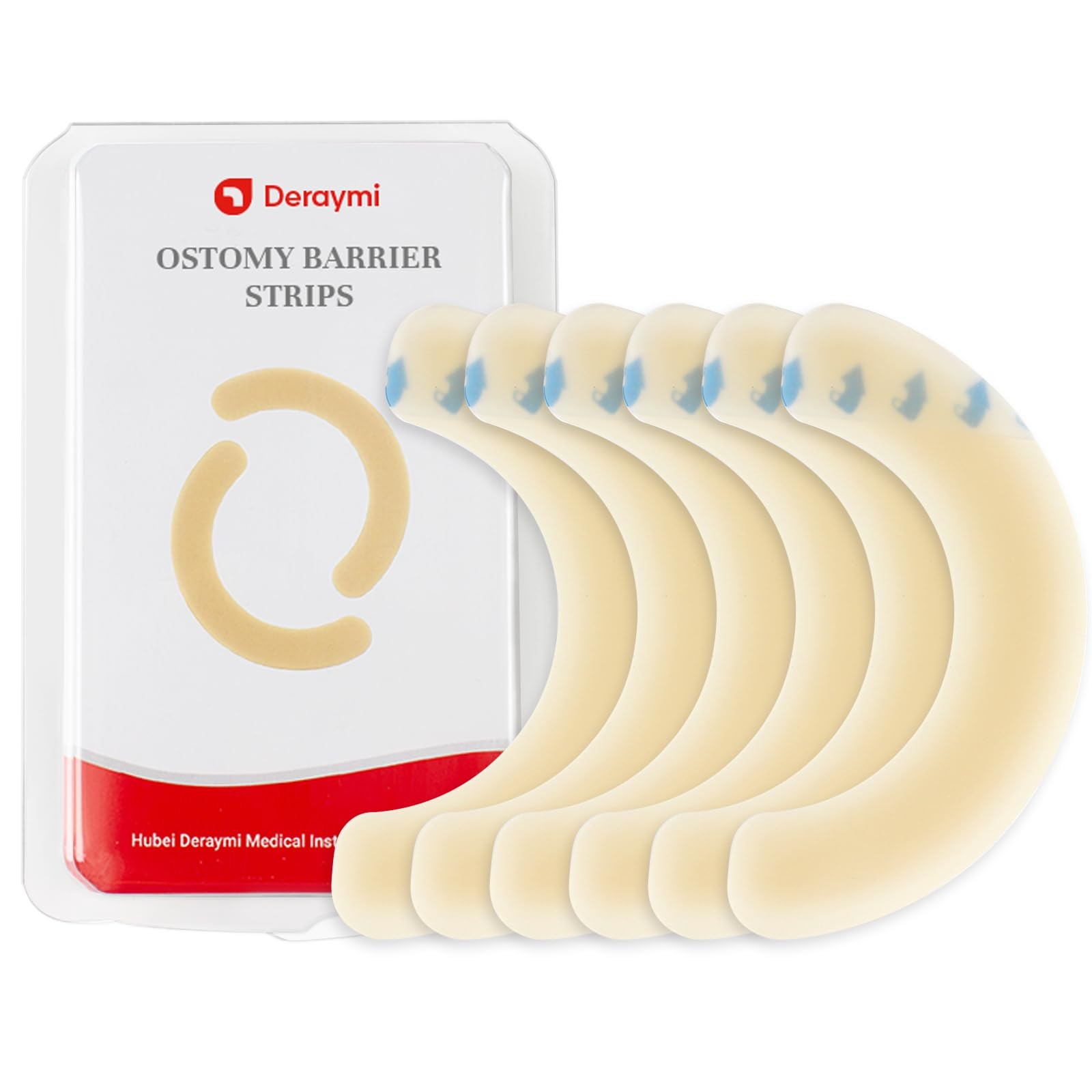 60 PCS Ostomy Barrier Strips, Medical Grade Hydrocolloid, Thick version 60PCS