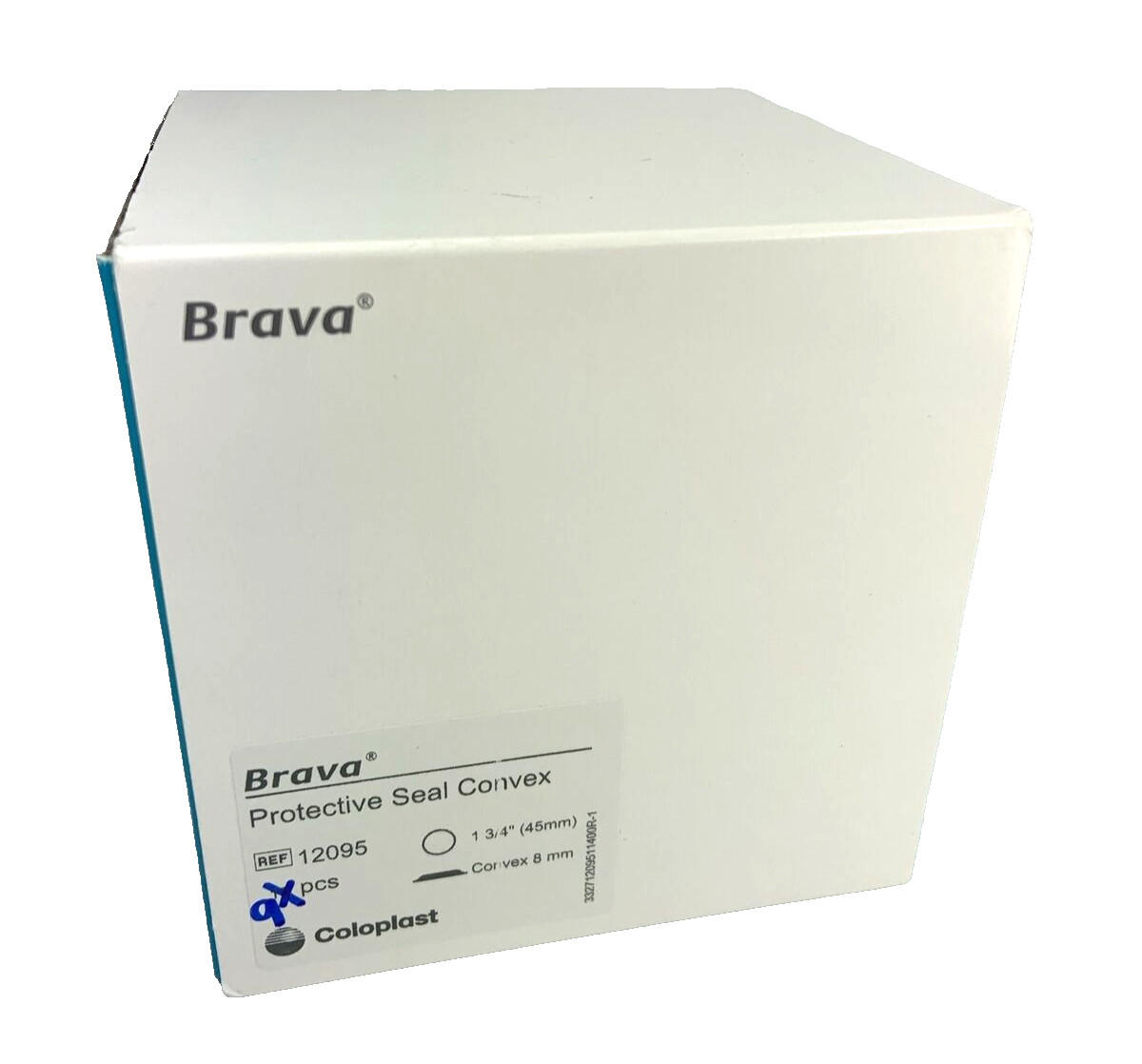 9 Coloplast Brava 12095 Coloplast Protective Seals Convex 1-3/4″ Opening Exp. 26