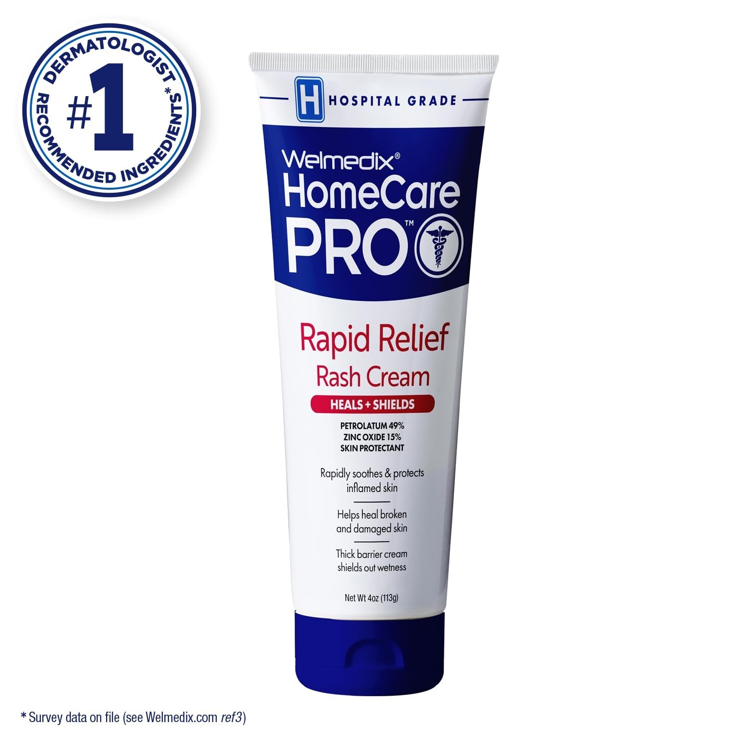 HomeCare PRO Rapid Relief Adult Diaper Rash Cream – Extra Thick, Moisturizing…