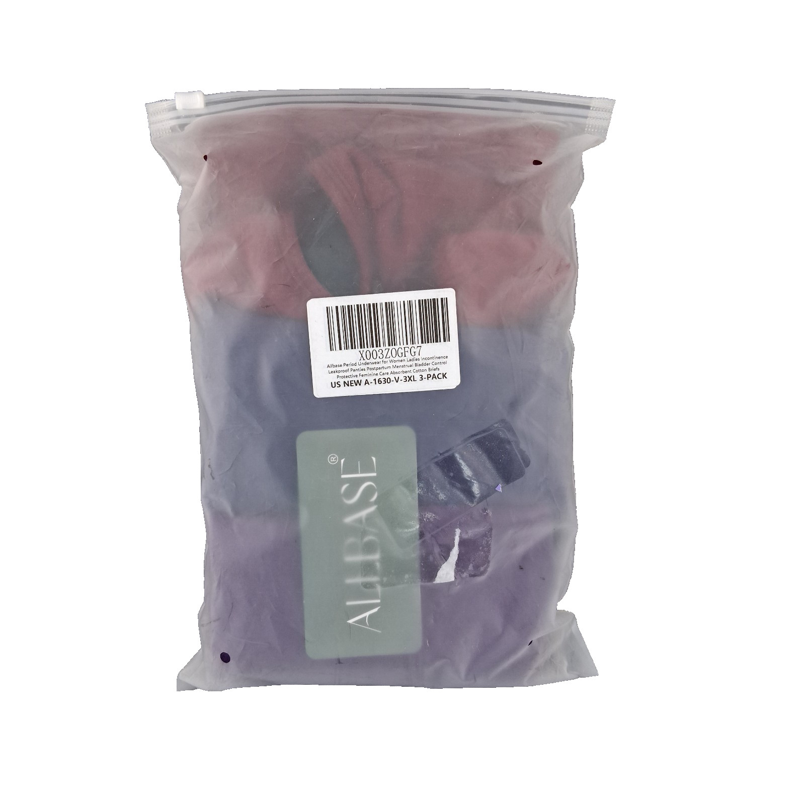 ALLBASE Incontinence Underwear Women’s High Absorbency Period Panties Size 3XL