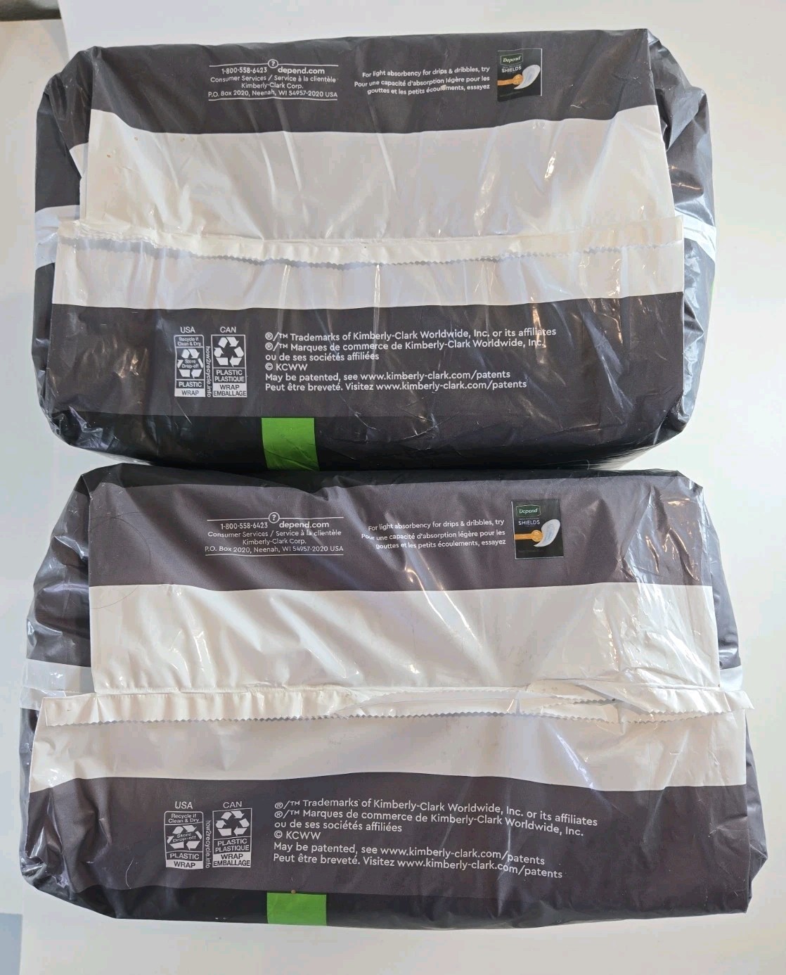 104 Depend Incontinence Guards/Bladder Pads for Men Maximum Absorbency (2 Packs)