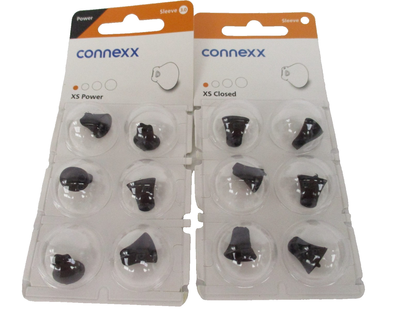Mixed Lot of 2 Packs of Connexx 1x XS Power 1x XS Closed Click Sleeves