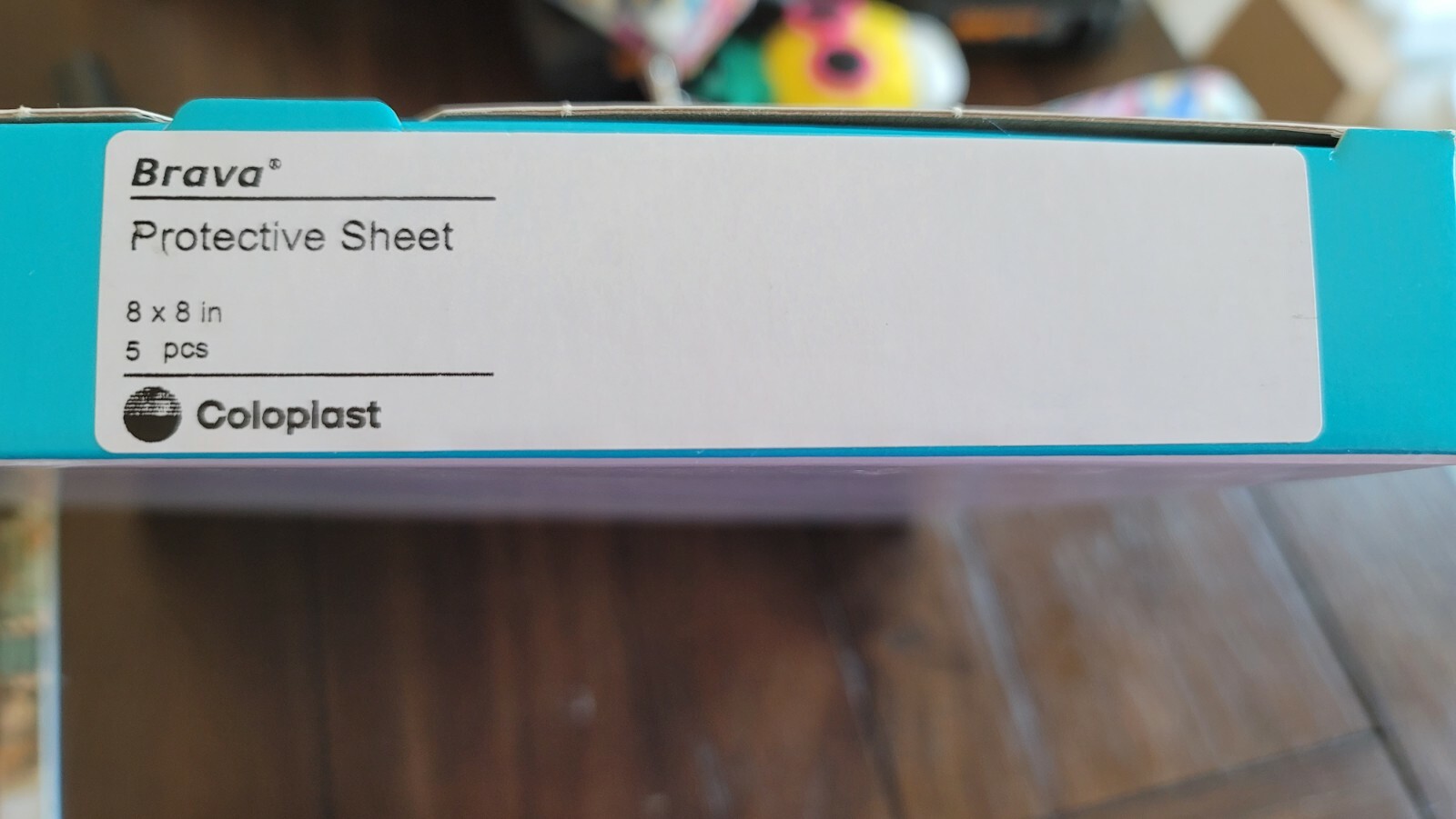 5 packs-5 COLOPLAST Brava Skin Barrier Protective Sheets(50) 8″ x 8″ #032205