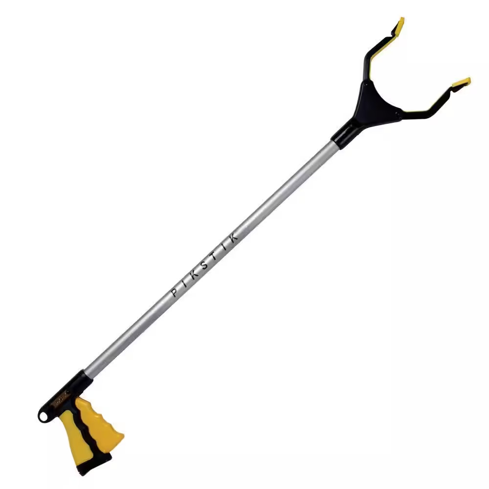 Lightweight Aluminum 32 in. PikStik Pro Trash Pickers Grabber Ergonomic Grip NEW