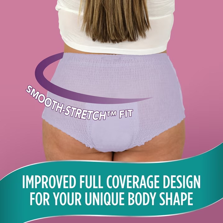 Assurance Women’s Incontinence Postpartum Underwear S/M Max Absorbency 36Ct Pack