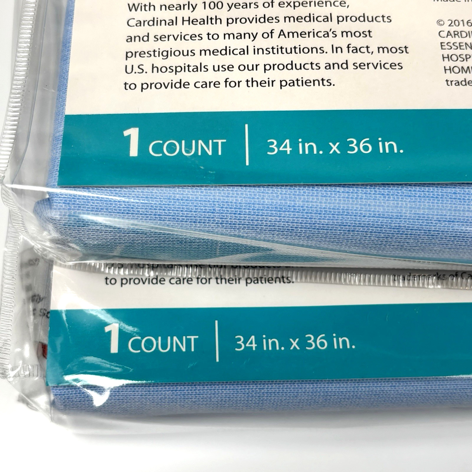(2) NEW Cardinal Health Essentials 34×36 Reusable Underpad Bed Pads – ZRUP3436R