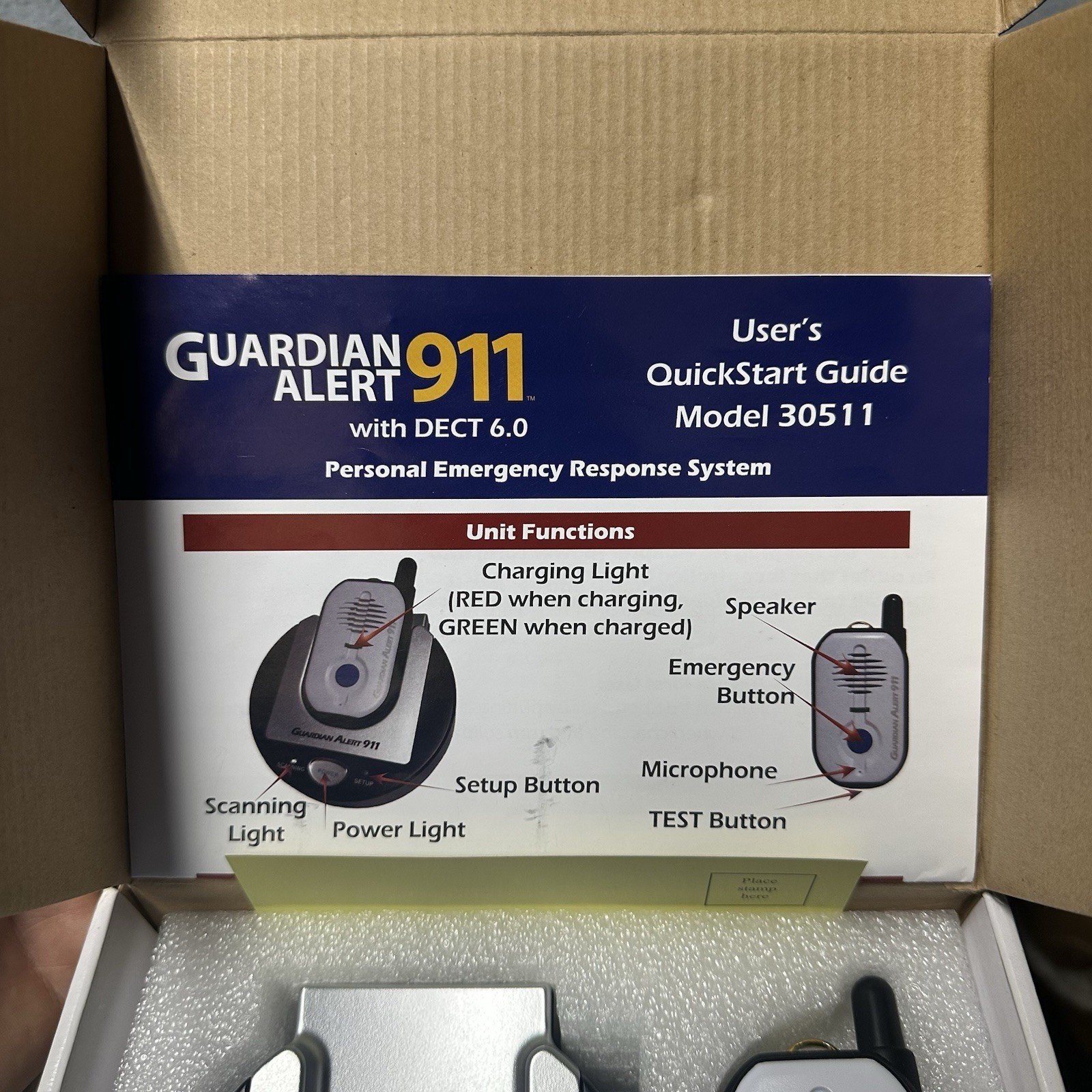 LOGICMARK GUARDIAN ALERT 911 Emergency Alert System Model 30511 NEW Open Box