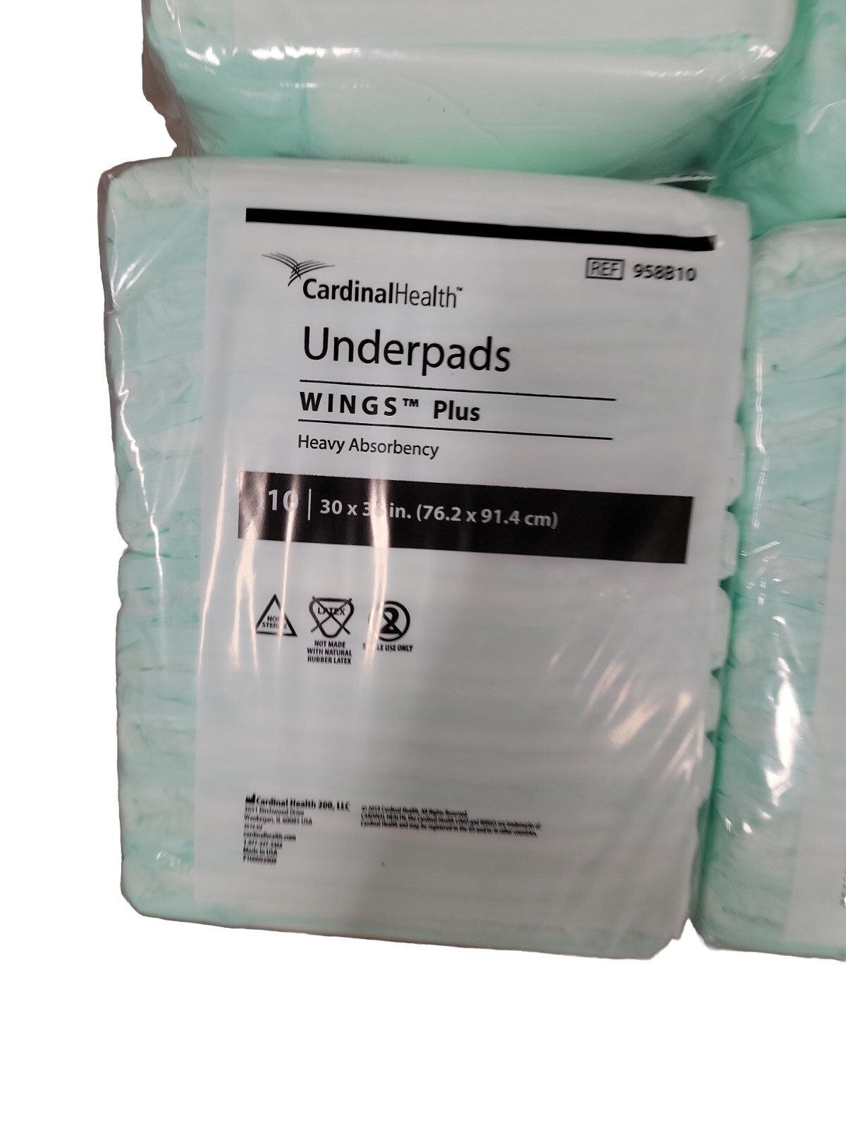 Wings Plus Underpad Heavy Absorbency 30 X 36″ 10 ct Lot Of 5