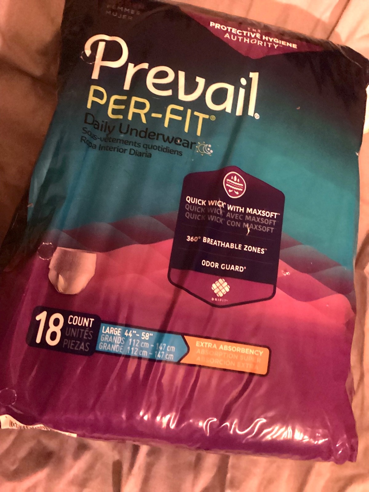 Prevail Per-Fit Women’s Daily Underwear large pack of 18.
