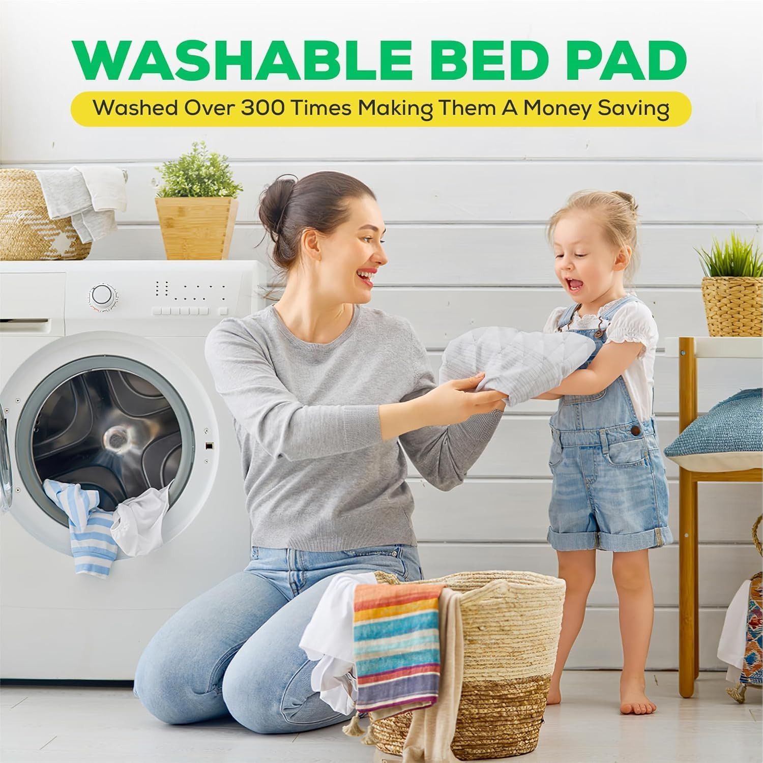 2 x Bed Pads Washable Waterproof Quilted Premium Quality Waterproof Mattress …