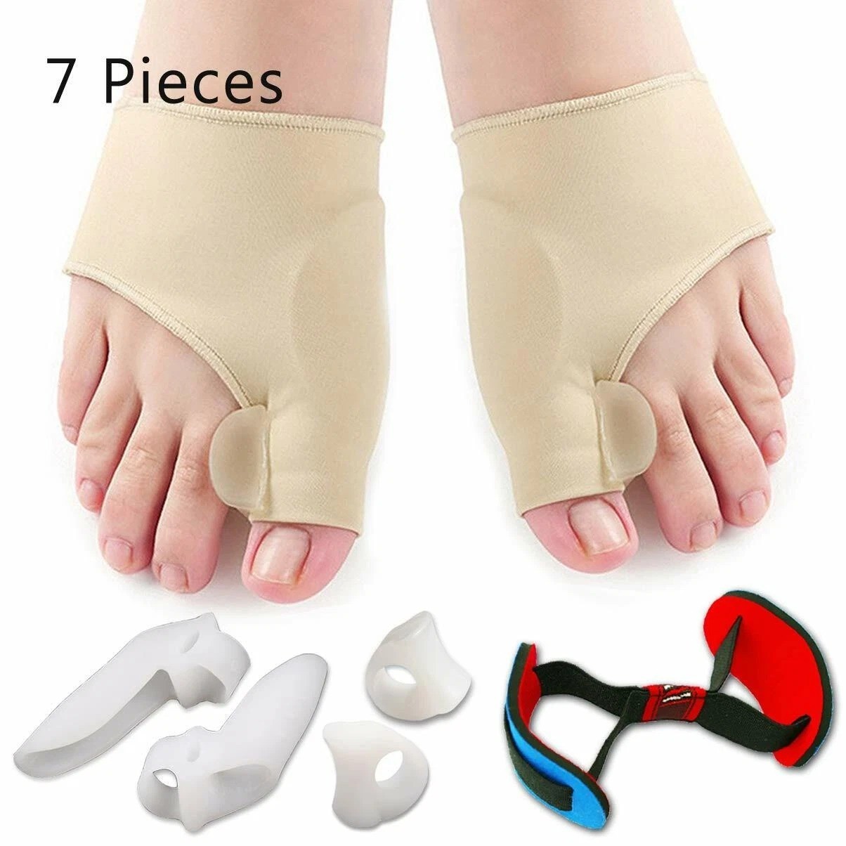 Bunion Corrector & Bunion Relief Protector Sleeves Kit – Treat Pain in Hallux Va