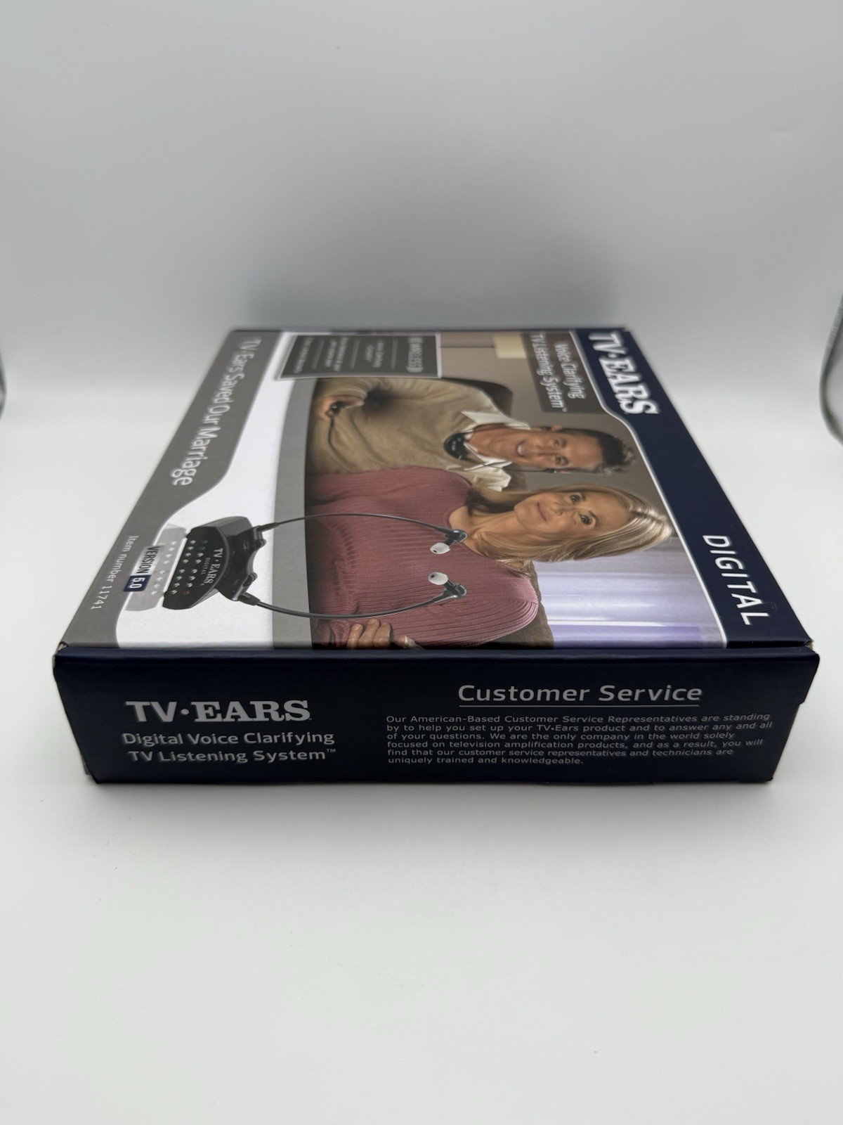 TV Ears In-Ear Digital Wireless Hearing System Black 11741 Version 5.0 TESTED