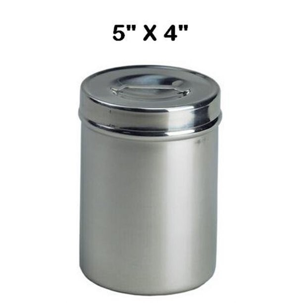 Grafco Stainless Dressing Jar With Lid 5″x4″