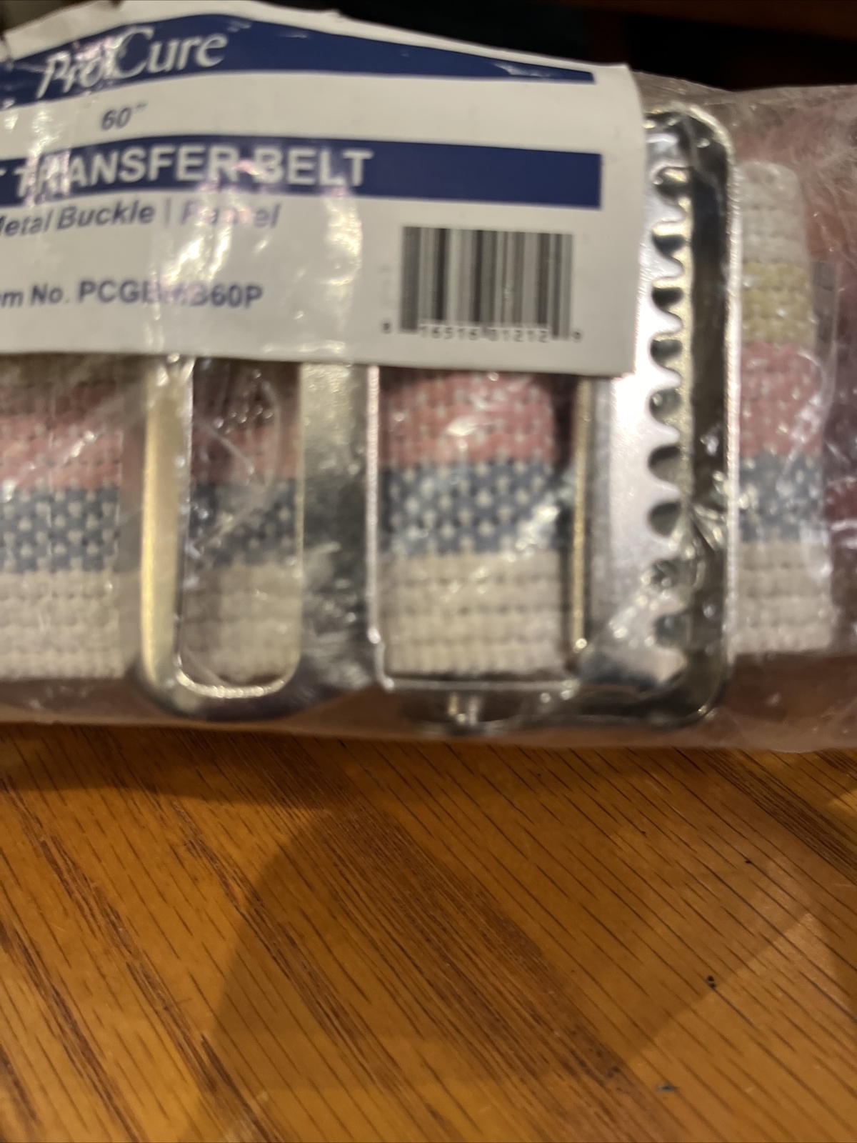 Procure 60” gait transfer belt / metal buckle NEW # PCGBMB60P