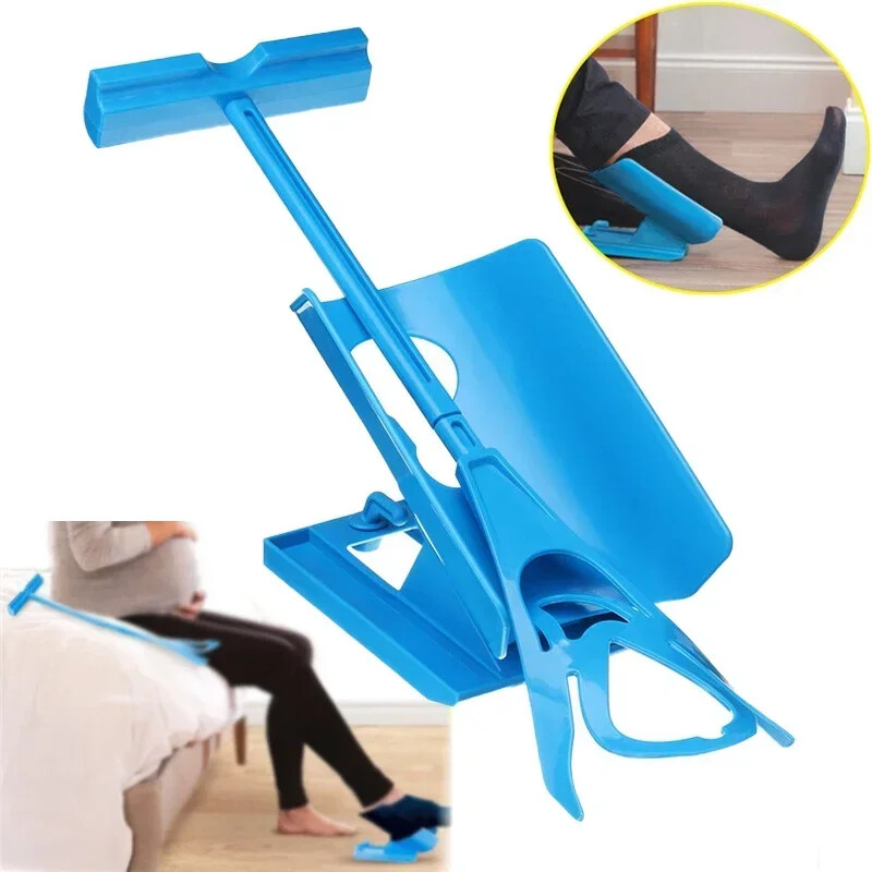 1 PC Injuries Supplies Elderly Helper Wearing Sock Aids Unique Cradle Design