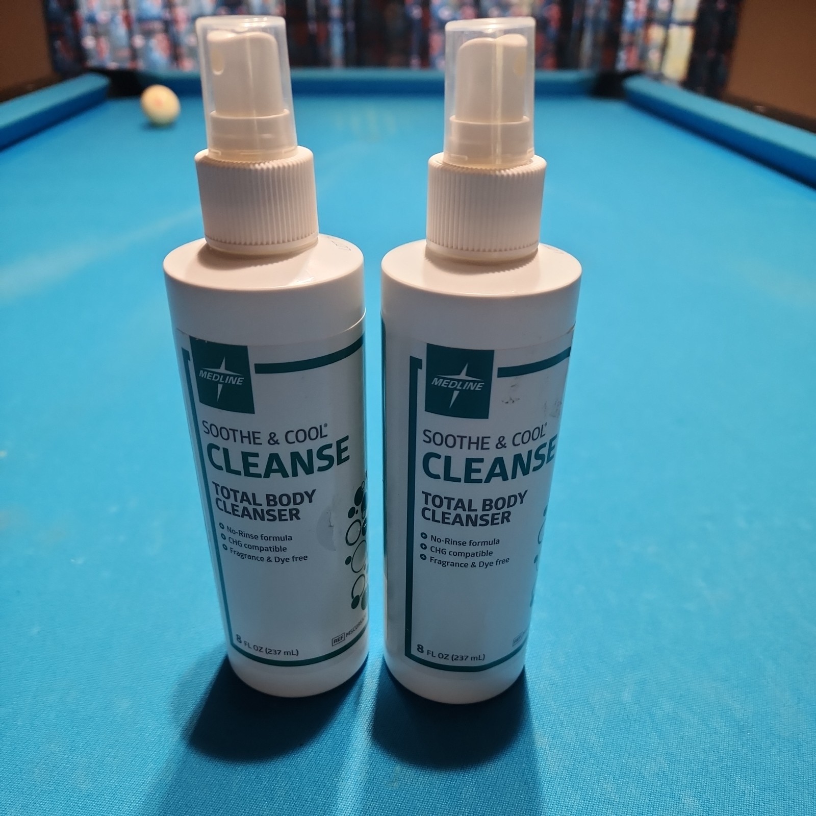 2 Bottles Medline Soothe & Cool Cleanse Total Body Cleanser – New 8 OZ Each