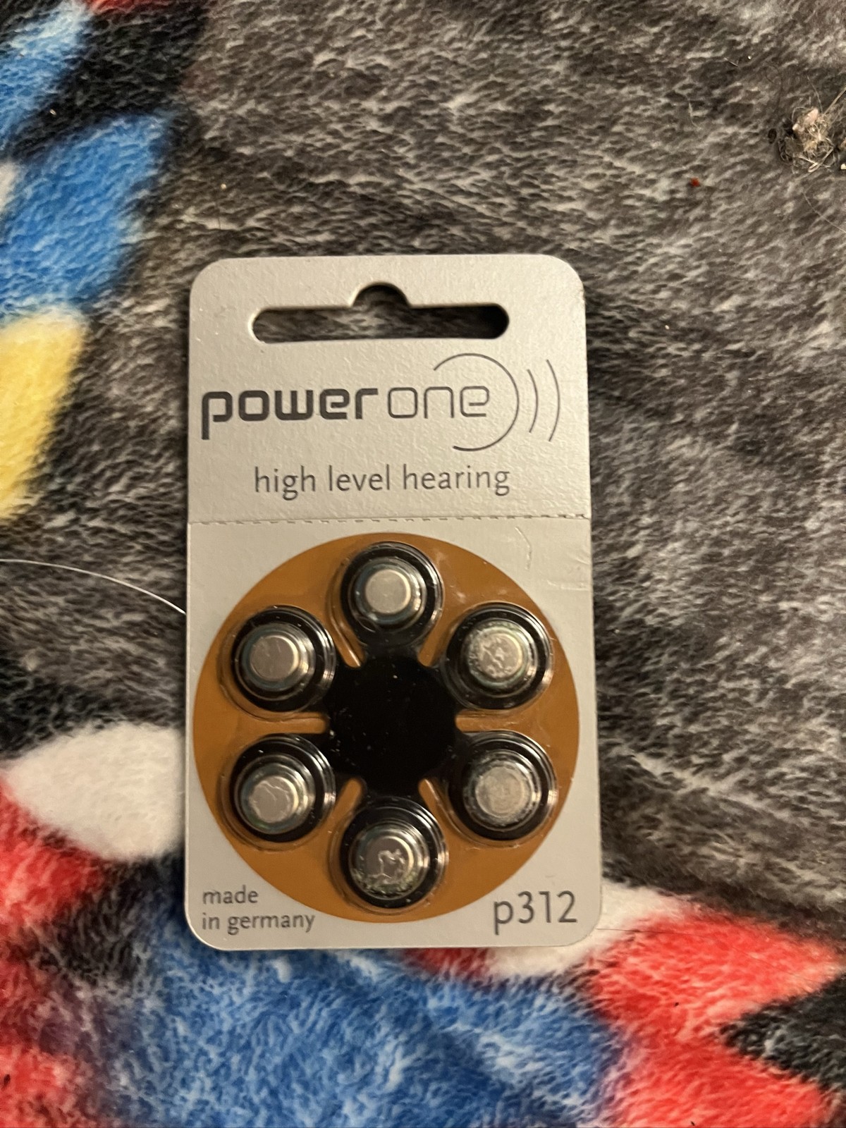 Power One P312 Hearing Aid Batteries Zinc Air 6 Pack
